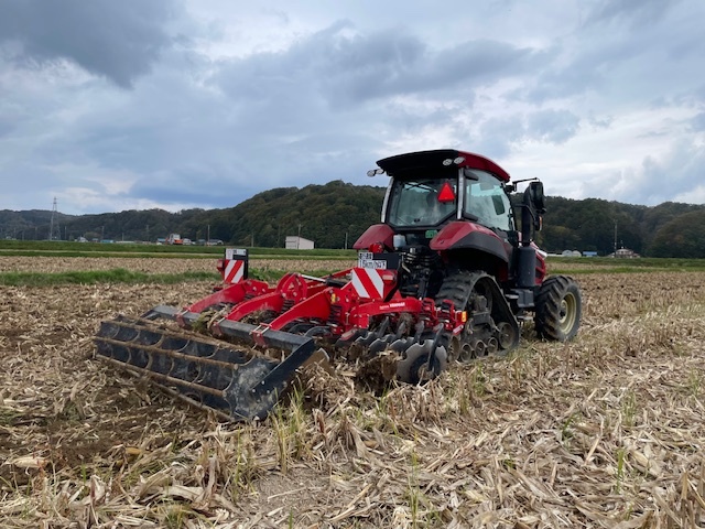 すき込み作業