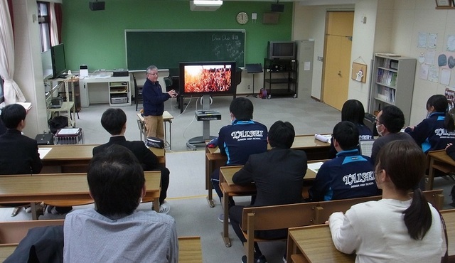 有機農業に関する授業（大成中学校）