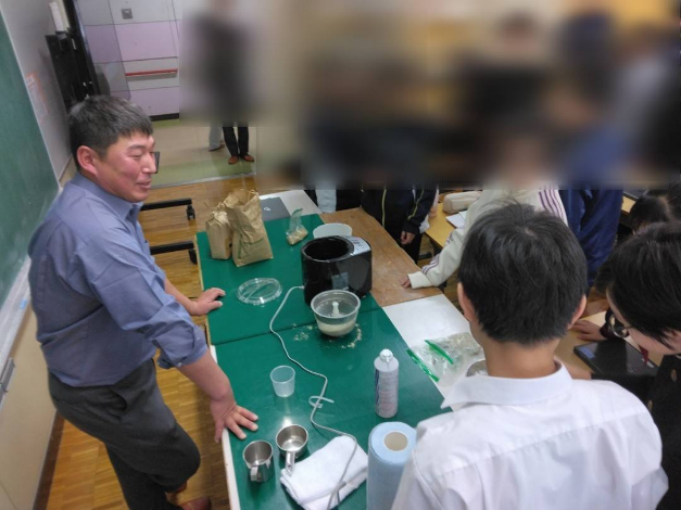 精米の様子