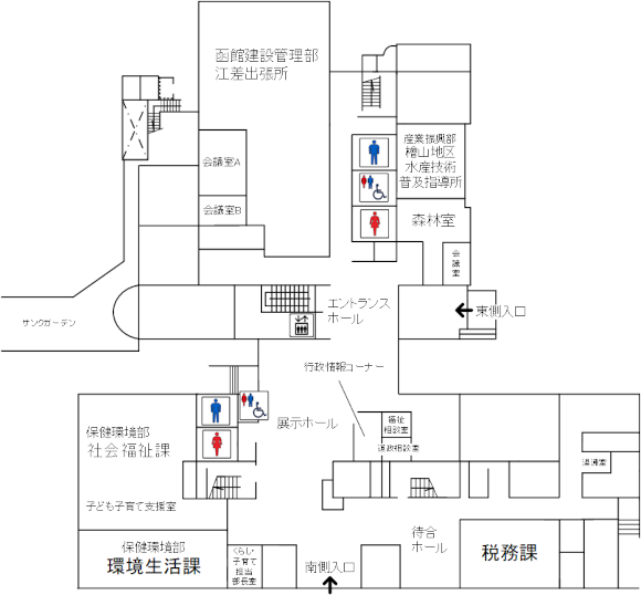 1Fフロア図