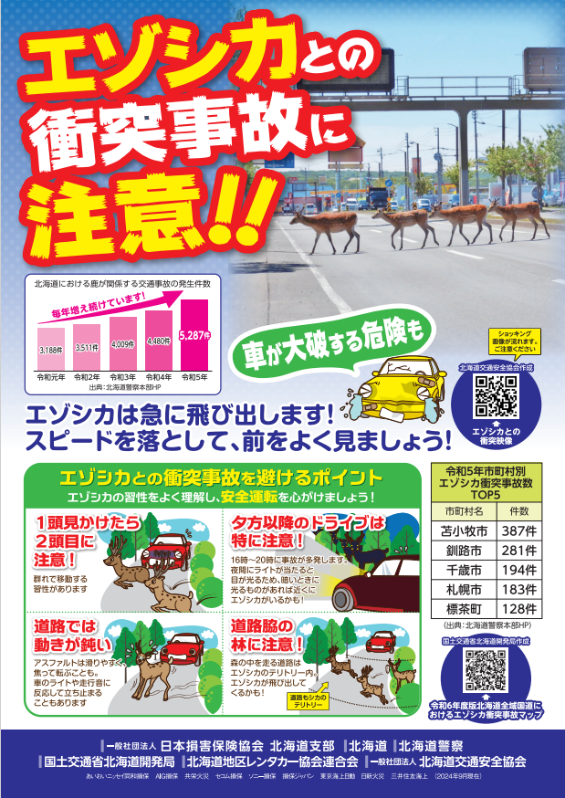 エゾシカポスター (PNG 568KB)