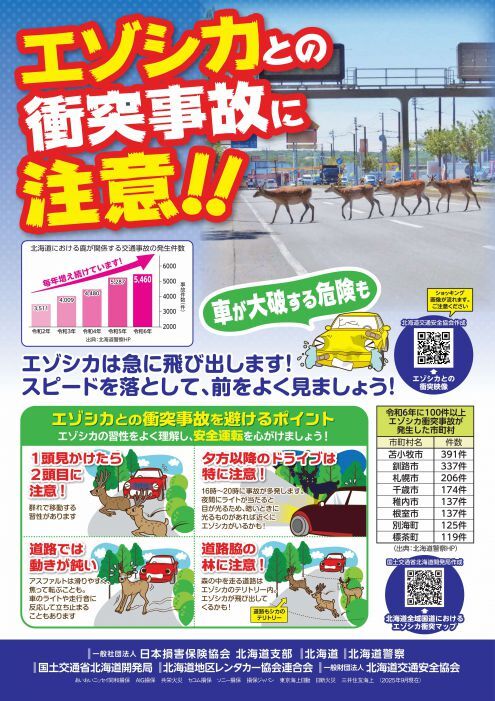 2025年度エゾシカポスター (JPG 108KB)